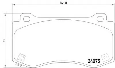 Комплект тормозных колодок, дисковый тормоз HELLA купить