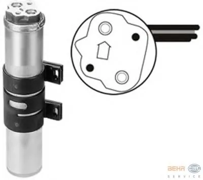 Осушитель, кондиционер BEHR HELLA SERVICE HELLA купить