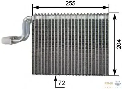 Испаритель, кондиционер BEHR HELLA SERVICE HELLA купить