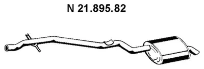 Глушитель выхлопных газов конечный EBERSPÄCHER купить