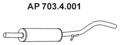 Средний глушитель выхлопных газов EBERSPÄCHER купить
