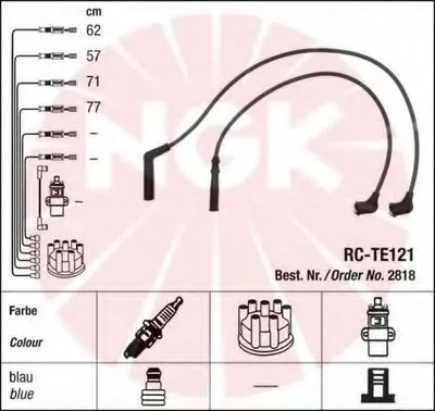 Комплект проводов зажигания NGK купить