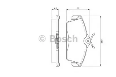 Комплект тормозных колодок, дисковый тормоз BOSCH купить