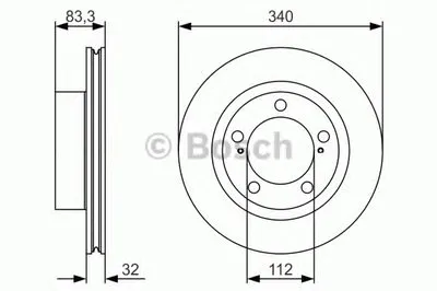 Тормозной диск BOSCH купить