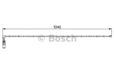 Сигнализатор, износ тормозных колодок BOSCH купить