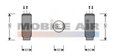 Осушитель, кондиционер VAN WEZEL купить