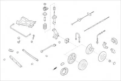 Подвеска колеса MONROE купить