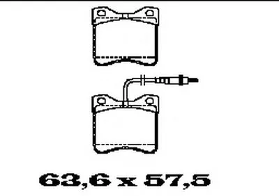 Комплект тормозных колодок, дисковый тормоз FTE купить
