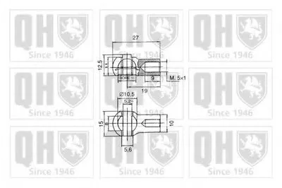 Газовая пружина, крышка багажник QUINTON HAZELL купить