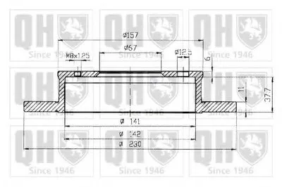 Тормозной диск QUINTON HAZELL купить