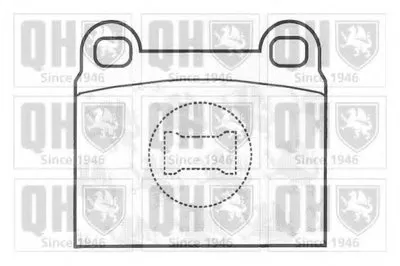 Комплект тормозных колодок, дисковый тормоз QUINTON HAZELL купить