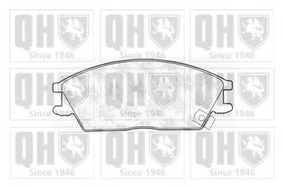 Комплект тормозных колодок, дисковый тормоз QUINTON HAZELL купить