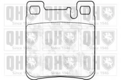Комплект тормозных колодок, дисковый тормоз QUINTON HAZELL купить