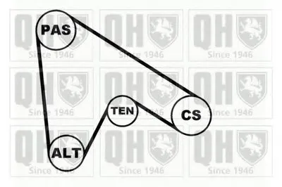 Поликлиновой ременный комплект QUINTON HAZELL купить