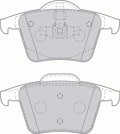 Комплект тормозных колодок, дисковый тормоз PREMIER FERODO купить