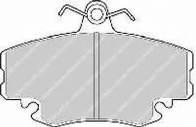 Комплект тормозных колодок, дисковый тормоз PREMIER FERODO купить