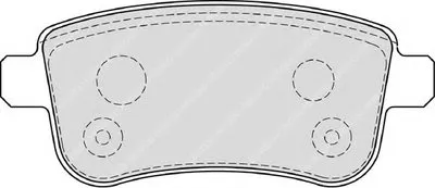 Комплект тормозных колодок, дисковый тормоз PREMIER FERODO купить