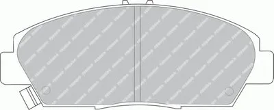 Комплект тормозных колодок, дисковый тормоз PREMIER FERODO купить
