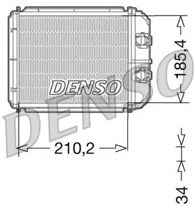 Теплообменник, отопление салона DENSO купить