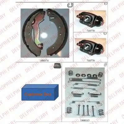 Комплект тормозных колодок DELPHI купить