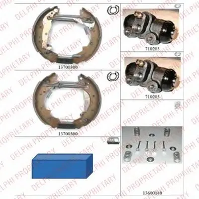 Комплект тормозных колодок DELPHI купить