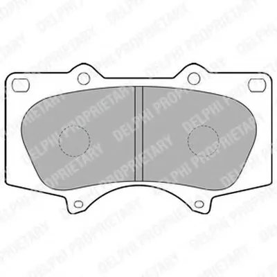 Комплект тормозных колодок, дисковый тормоз DELPHI купить