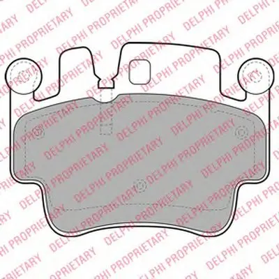 Комплект тормозных колодок, дисковый тормоз DELPHI купить
