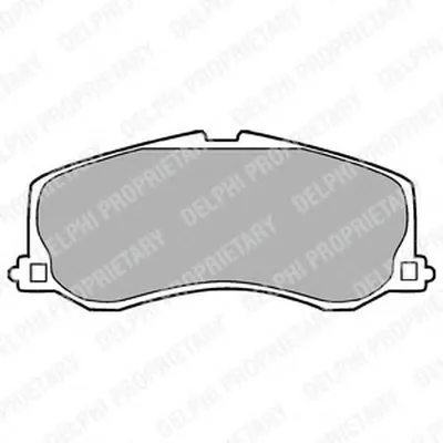 Комплект тормозных колодок, дисковый тормоз DELPHI купить