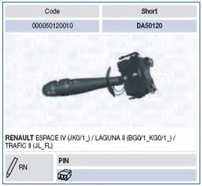 Выключатель на колонке рулевого управления MAGNETI MARELLI купить