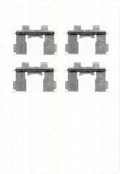 Комплектующие, колодки дискового тормоза TRISCAN купить