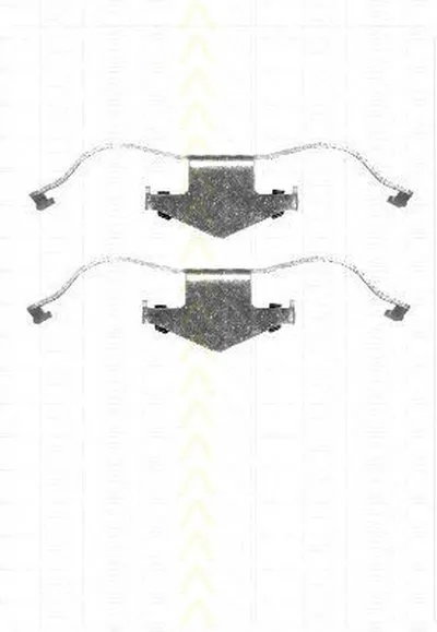 Комплектующие, колодки дискового тормоза TRISCAN купить