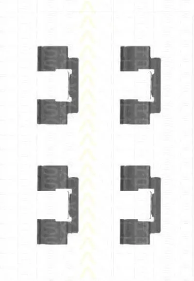 Комплектующие, колодки дискового тормоза TRISCAN купить