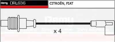 Комплект проводов зажигания Brand New REMY (Multiline) DELCO REMY купить