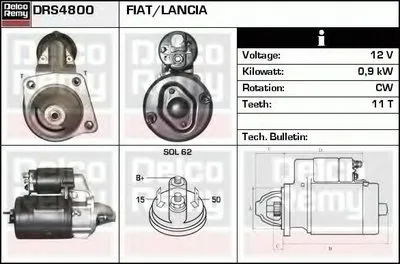 Стартер Remanufactured REMY (Light Duty) DELCO REMY купить