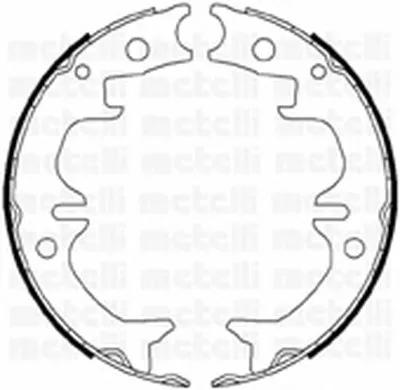 Комплект тормозных колодок, стояночная тормозная система METELLI купить