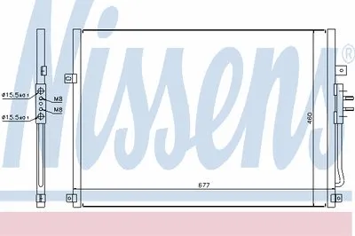 Конденсатор, кондиционер NISSENS купить