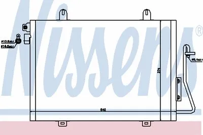 Конденсатор, кондиционер NISSENS купить