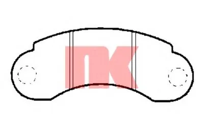 Комплект тормозных колодок, дисковый тормоз NK купить