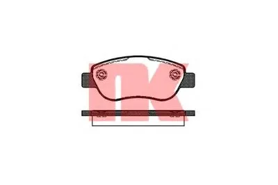 Комплект тормозных колодок, дисковый тормоз NK купить