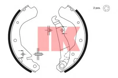 Комплект тормозных колодок NK купить