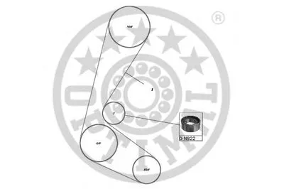 Комплект ремня ГРМ OPTIMAL купить