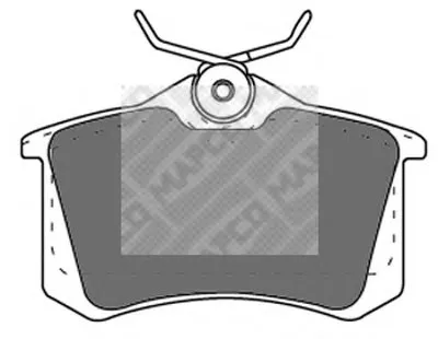 Комплект тормозных колодок, дисковый тормоз MAPCO купить