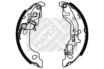 Комплект тормозных колодок MAPCO купить
