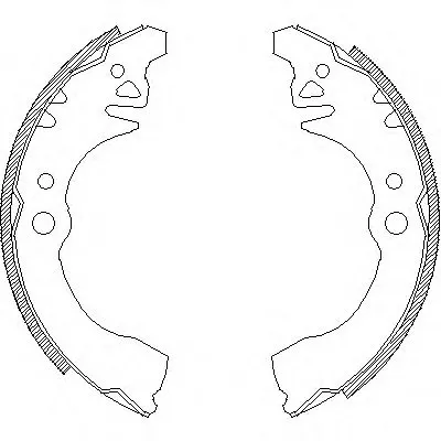 Комплект тормозных колодок REMSA купить