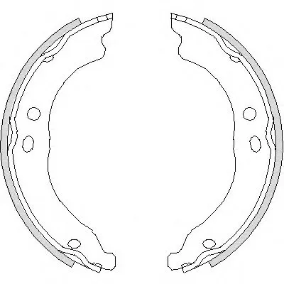 Комплект тормозных колодок, стояночная тормозная система REMSA купить