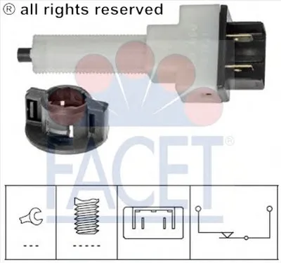 Выключатель фонаря сигнала торможения FACET купить