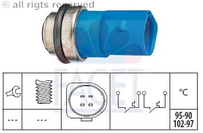 Термовыключатель, вентилятор радиатора FACET купить