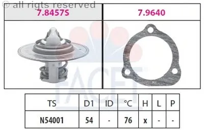 Термостат, охлаждающая жидкость FACET купить