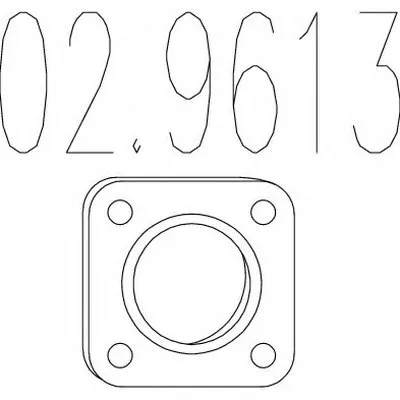 Прокладка, труба выхлопного газа MTS купить