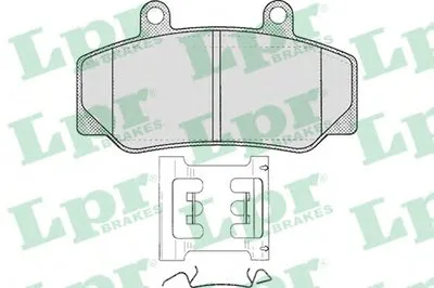 Комплект тормозных колодок, дисковый тормоз LPR купить